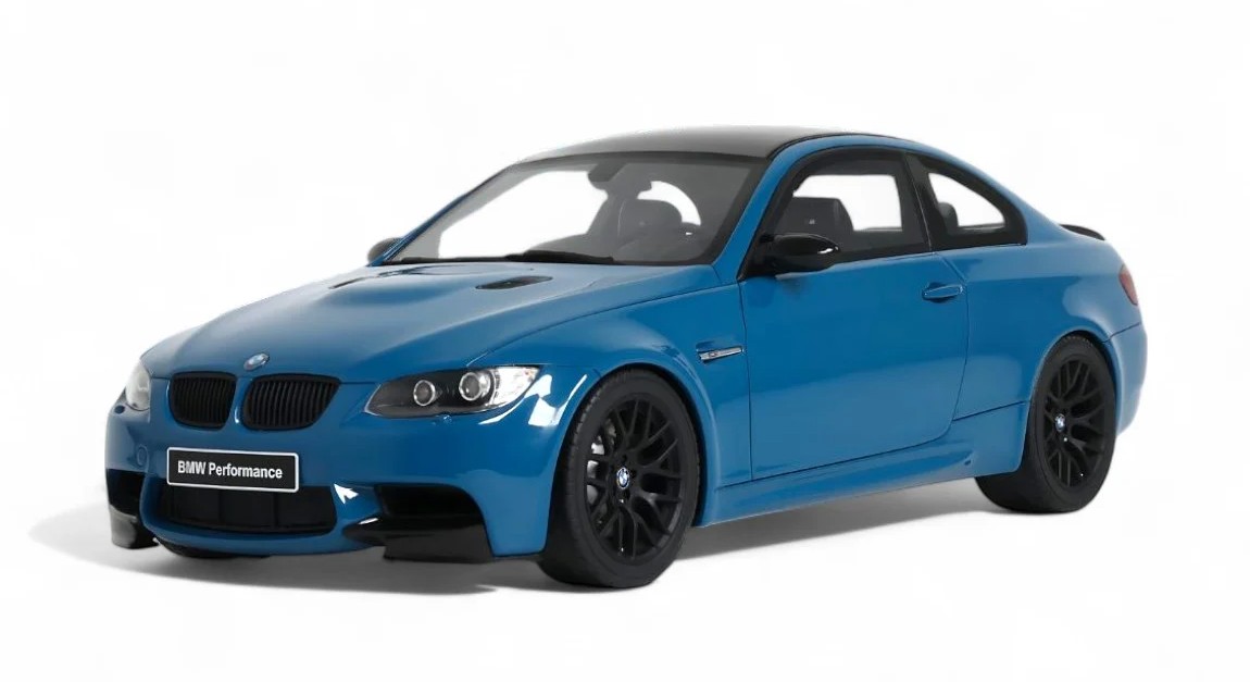 BMW M3 Coupe (E92) 2007 Blauw - 1:18